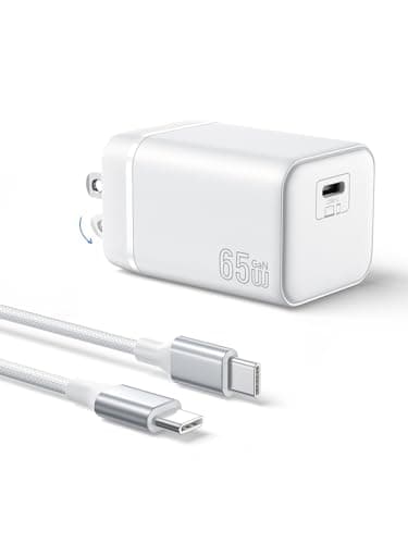 【2026年新登場】PD-充電器-65W USB-C 折り畳み 急速充電器-Type-C【2M 100W C-Cケーブル付】 GaN採用 MacBook-充電器 [PPS対応/QC3.0/PSE認証済み] MacBook Pro Air iPad iPhone 17/16/15 Android 対応