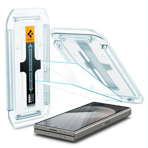 Spigen Galaxy Z Fold 6 ガラスフィルム ガイド枠付き 2枚入 ギャラクシーZフォールド6 対応 フィルム 指紋認証対応 インカメ保護 指導吸着 AGL07969