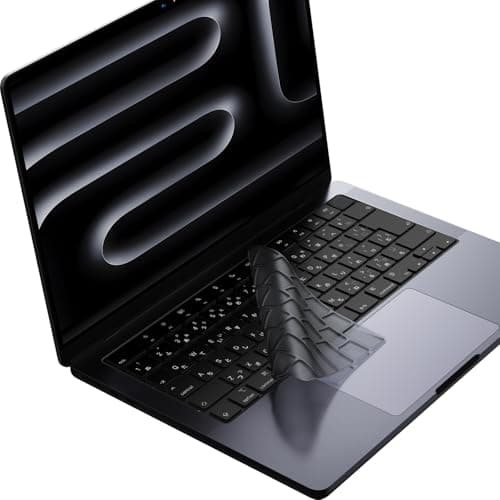 プレミアムキーボードカバープロテクター 超薄型キーボードスキン M2 M3 M4 MacBook Air 15インチ・13.6インチ、2025-2021 MacBook Pro 14インチ・16インチ M5 M4 M3 M2 M1 チップ Pro/Max対応- 日本語配列
