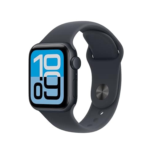 Apple Watch SE 3(GPSモデル)- 40mmミッドナイトアルミニウムケースとミッドナイトスポーツバンド - S/M